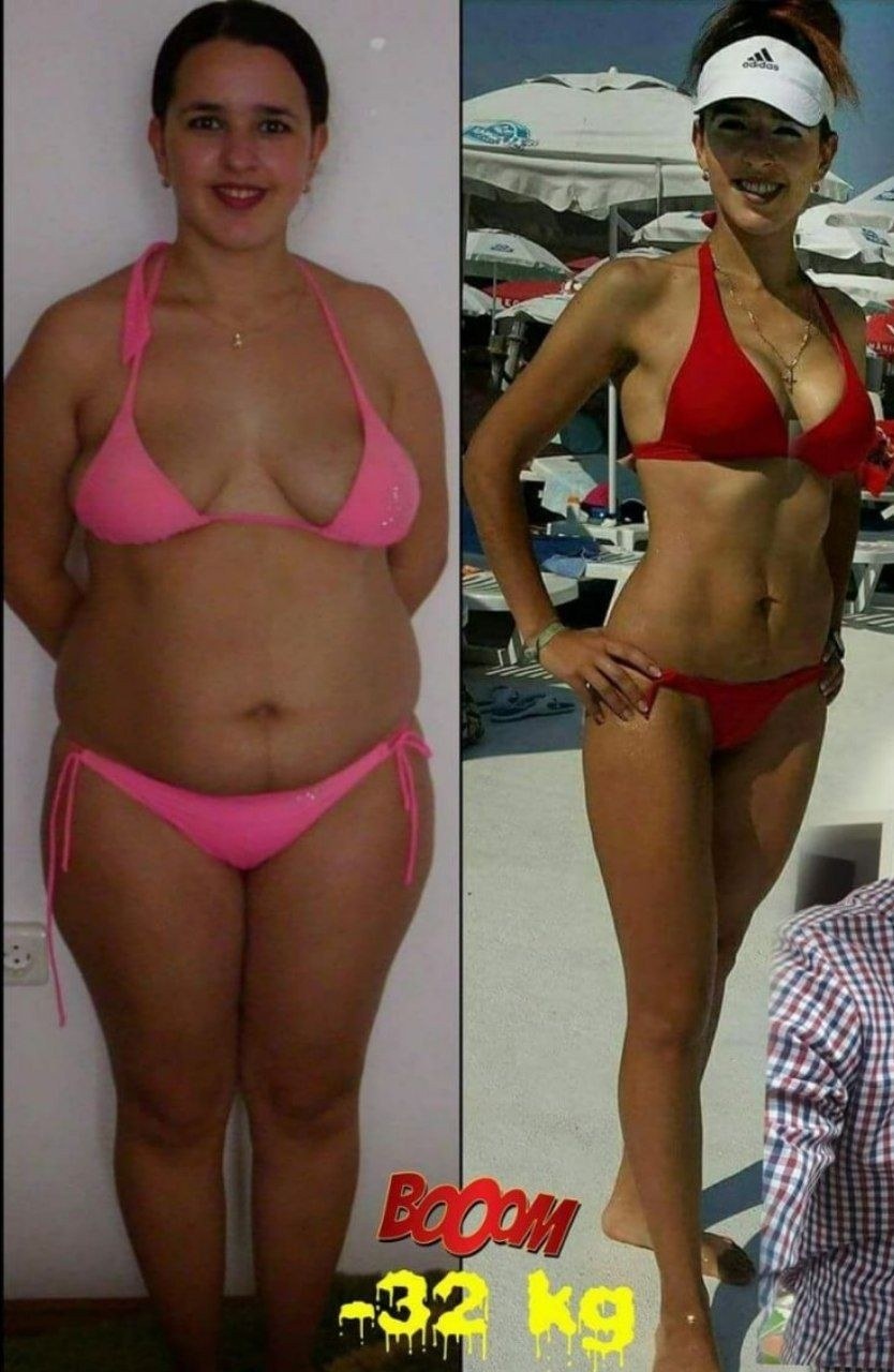 Transformare client CM24FIT — −32 kg, înainte și după